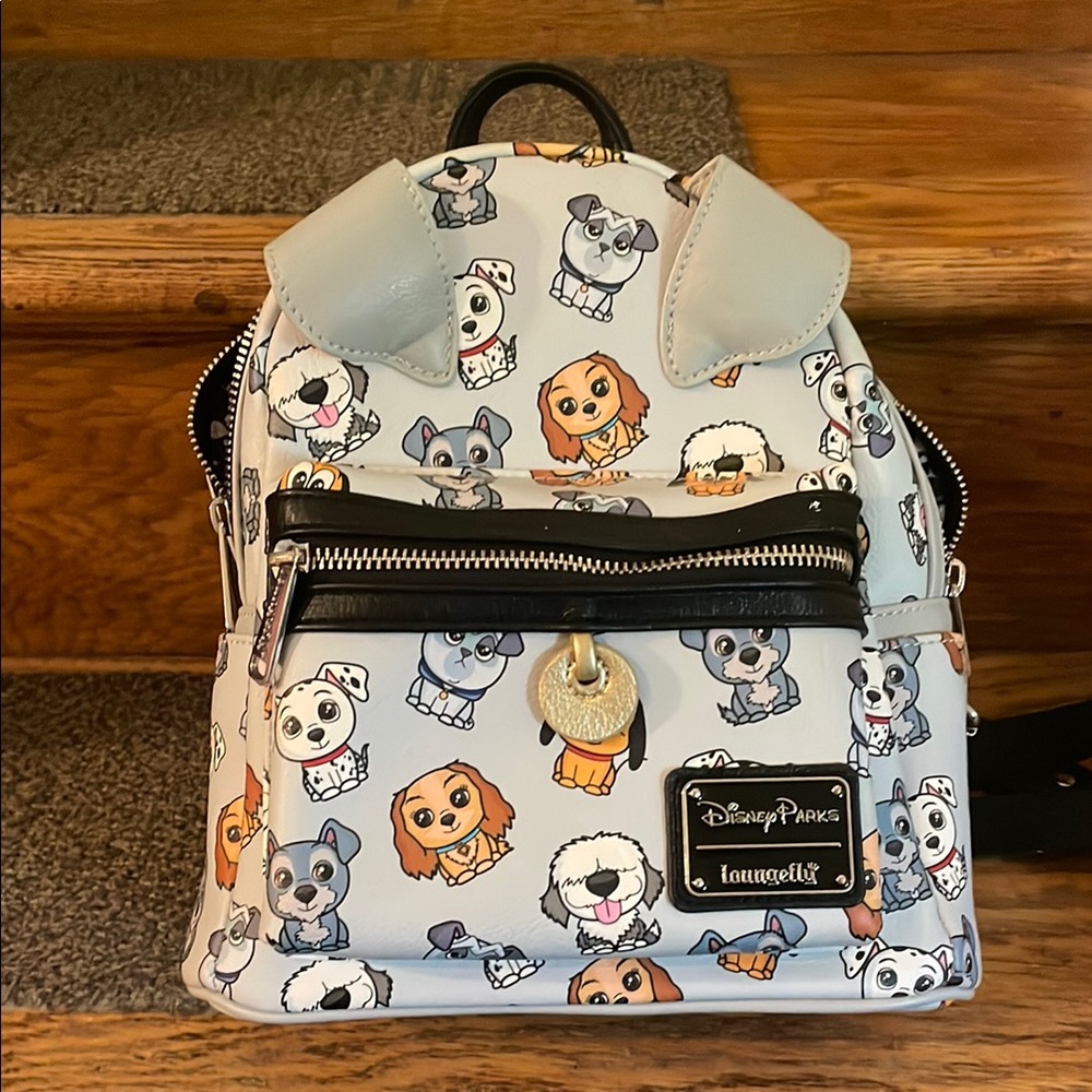 Disney Parks Loungefly Dog Print Backpack